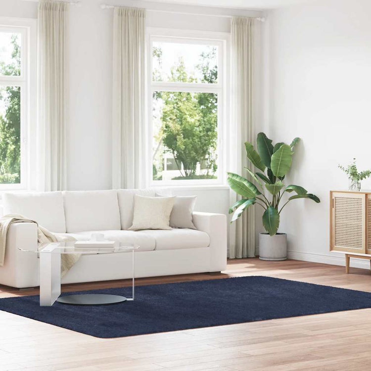Vidaxx Hochflorteppich Navarra 200x290 cm Polyester Marineblau