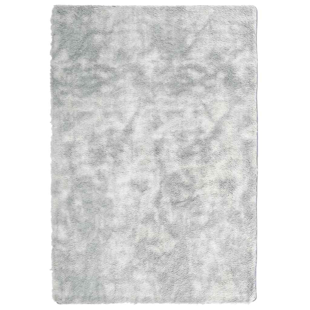 Vidaxx Hochflorteppich Navarra 200x290 cm Polyester Silbergrau