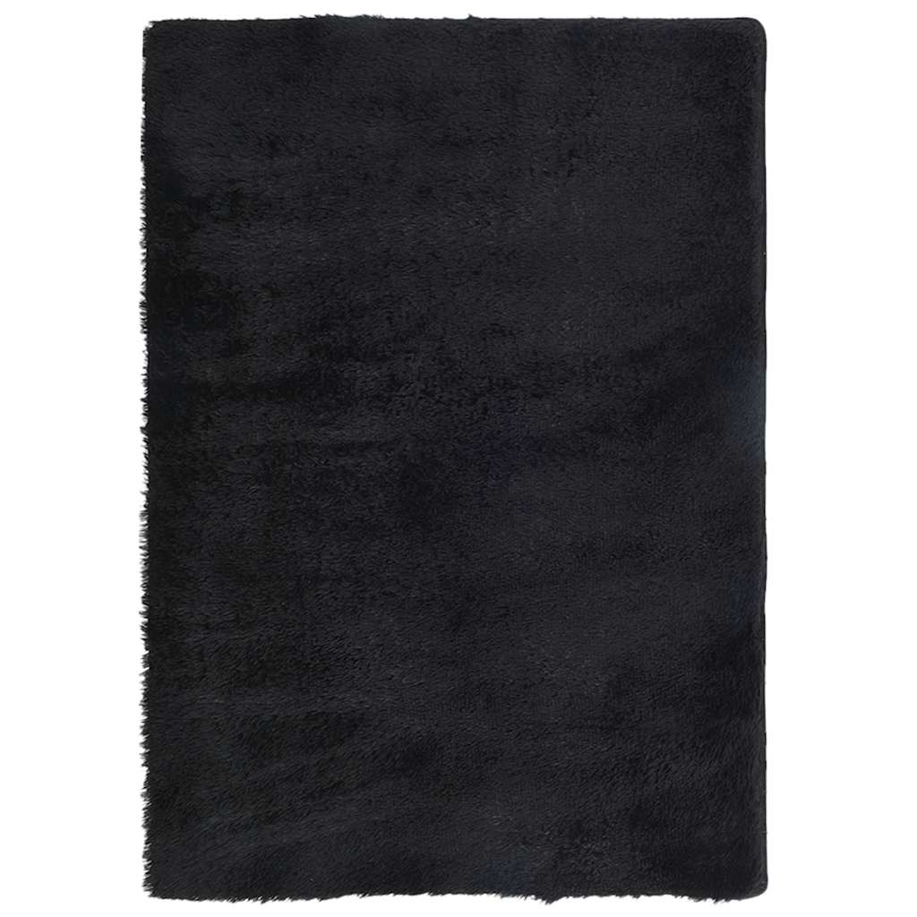 Vidaxx Hochflorteppich Navarra 240x340 cm Polyester schwarz