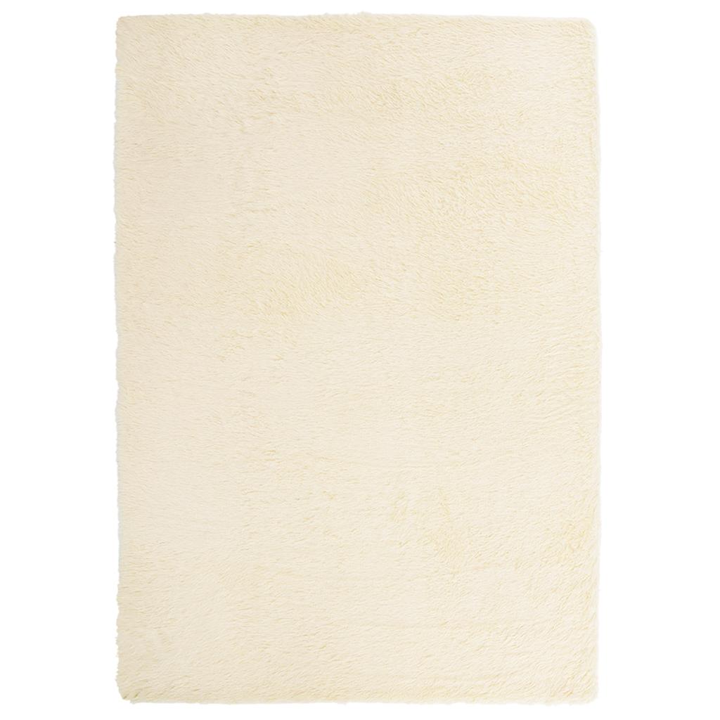 Vidaxx Hochflorteppich Navarra 240x340 cm Polyester cremefarben