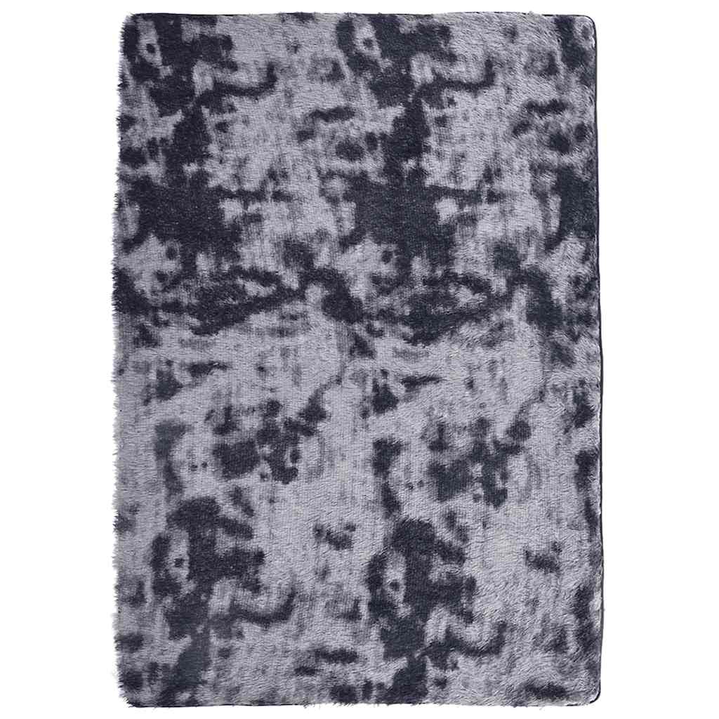 Vidaxx Hochflorteppich Navarra 240x340 cm Polyester dunkelgrau