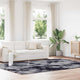 Vidaxx Hochflorteppich Navarra 240x340 cm Polyester dunkelgrau