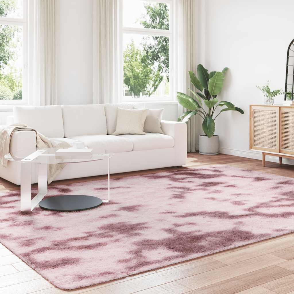Vidaxx Hochflorteppich Navarra 240x340 cm Polyester Altrosa