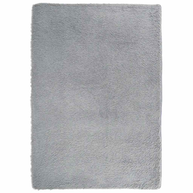 Vidaxx Hochflorteppich Navarra 240x340 cm Polyester hellgrau