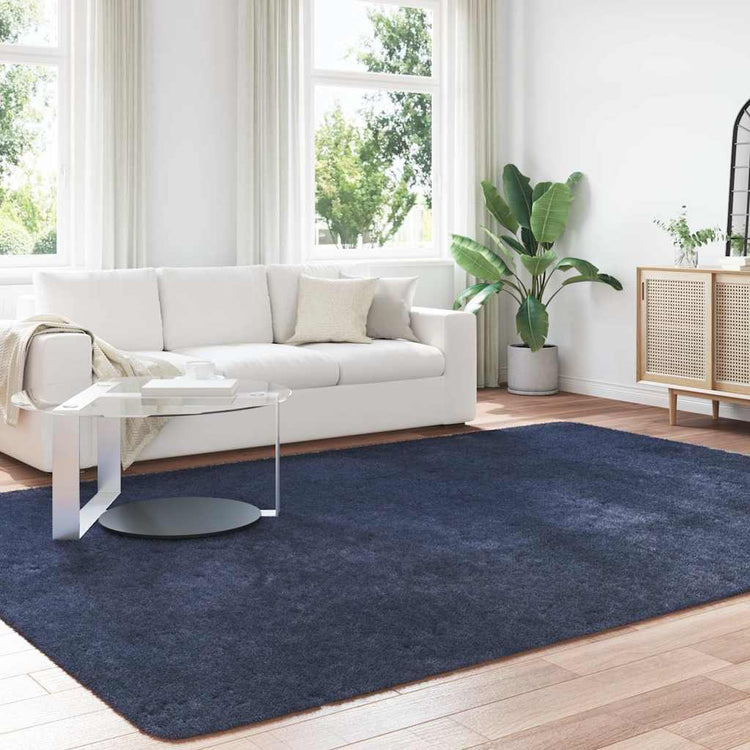 Vidaxx Hochflorteppich Navarra 240x340 cm Polyester Marineblau