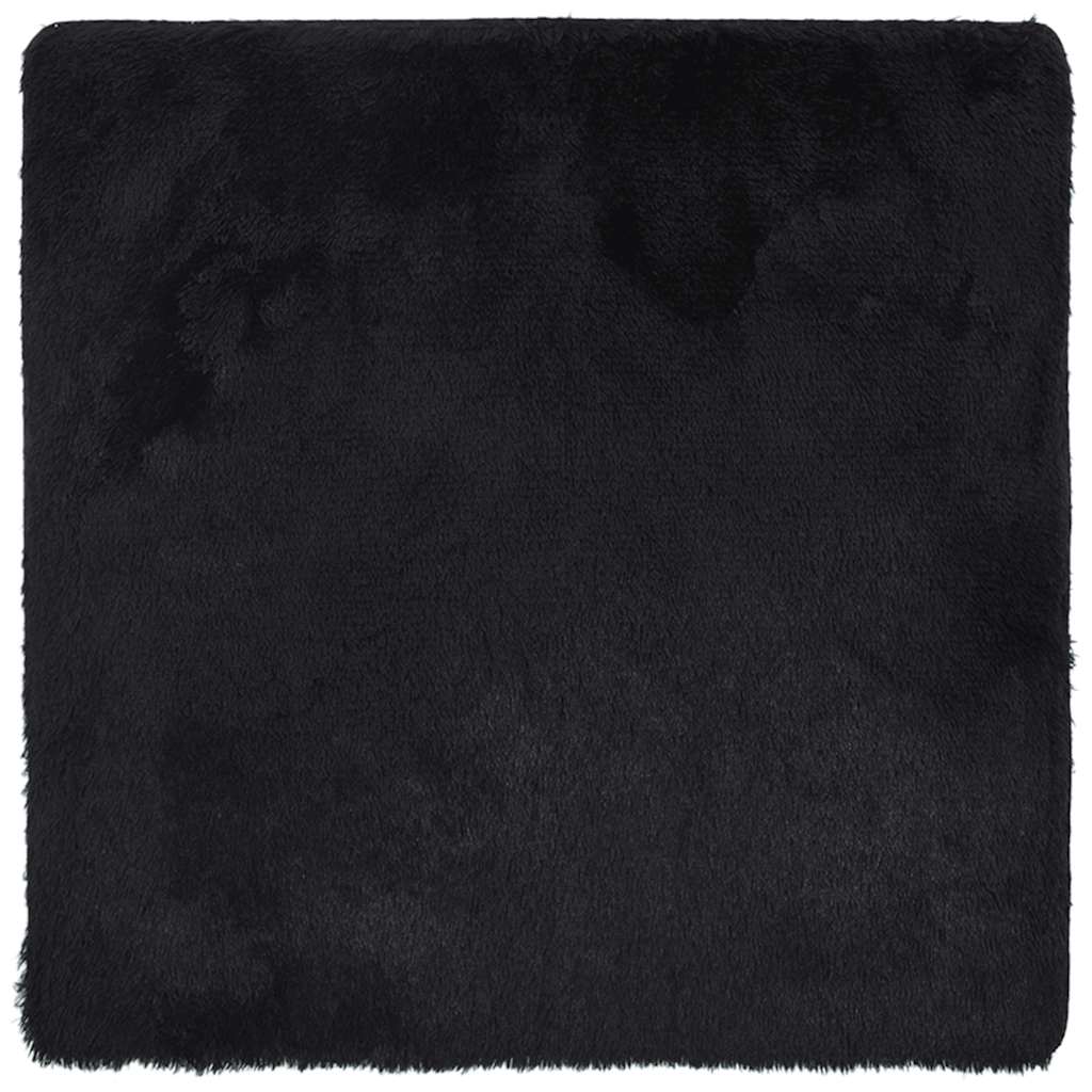 Vidaxx Hochflorteppich Navarra 120x120 cm Polyester schwarz
