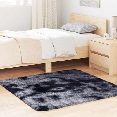 Vidaxx Hochflorteppich Navarra 120x120 cm Polyester dunkelgrau