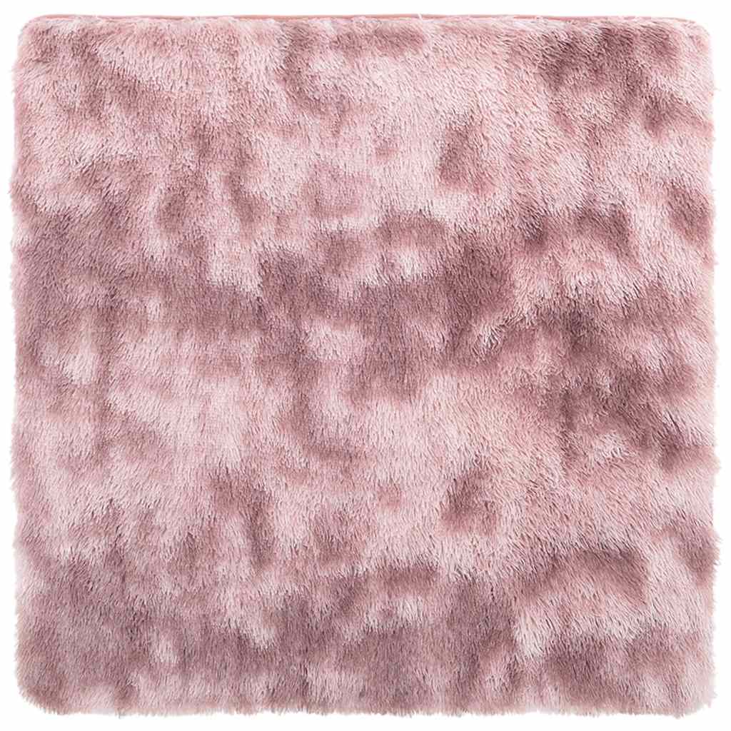 Vidaxx Hochflorteppich Navarra 120x120 cm Polyester Altrosa