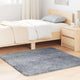 Vidaxx Hochflorteppich Navarra 120x120 cm Polyester hellgrau