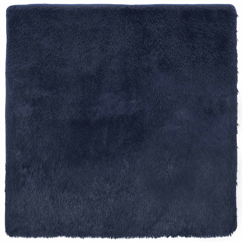 Vidaxx Hochflorteppich Navarra 120x120 cm Polyester Marineblau
