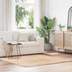 Vidaxx Hochflorteppich Navarra 160x160 cm Polyester Beige