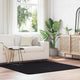 Vidaxx Hochflorteppich Navarra 160x160 cm Polyester schwarz