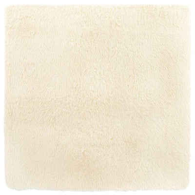 Vidaxx Hochflorteppich Navarra 160x160 cm Polyester cremefarben