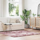 Vidaxx Hochflorteppich Navarra 160x160 cm Polyester Altrosa