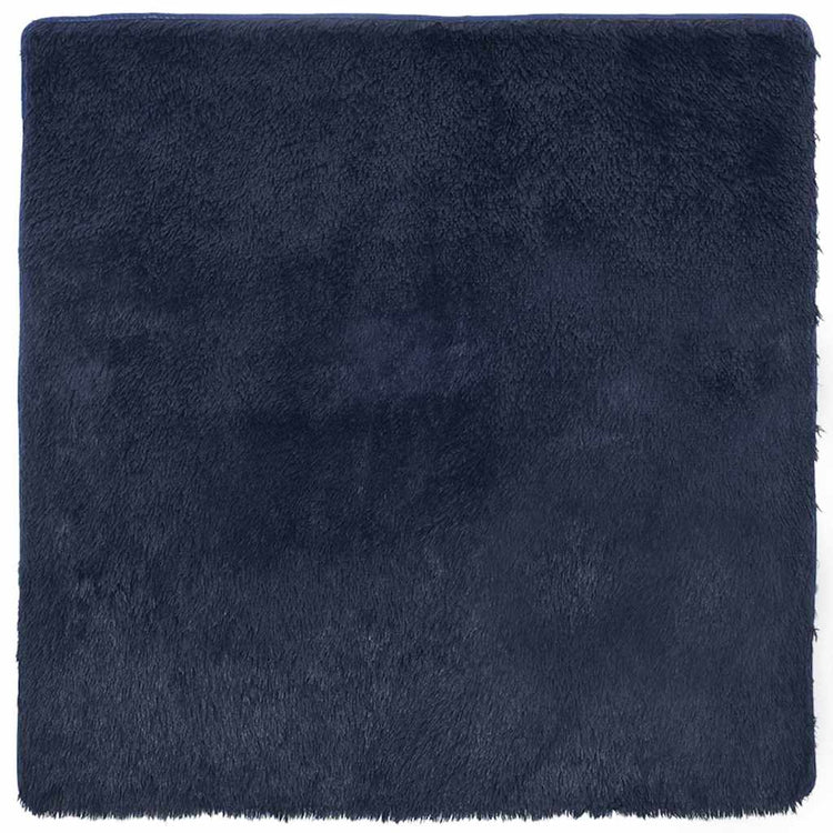 Vidaxx Hochflorteppich Navarra 160x160 cm Polyester Marineblau