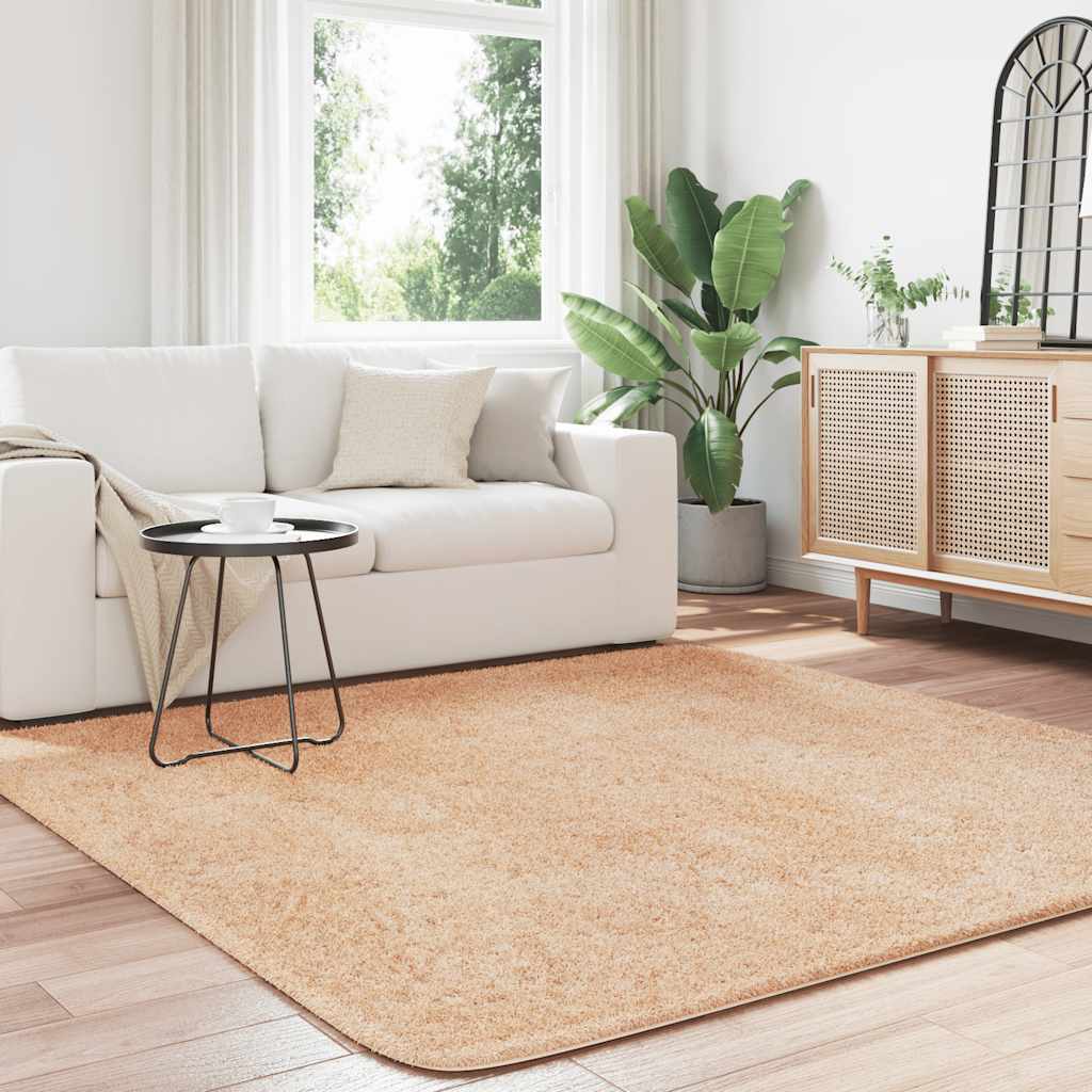 Vidaxx Hochflorteppich Navarra 200x200 cm Polyester Beige
