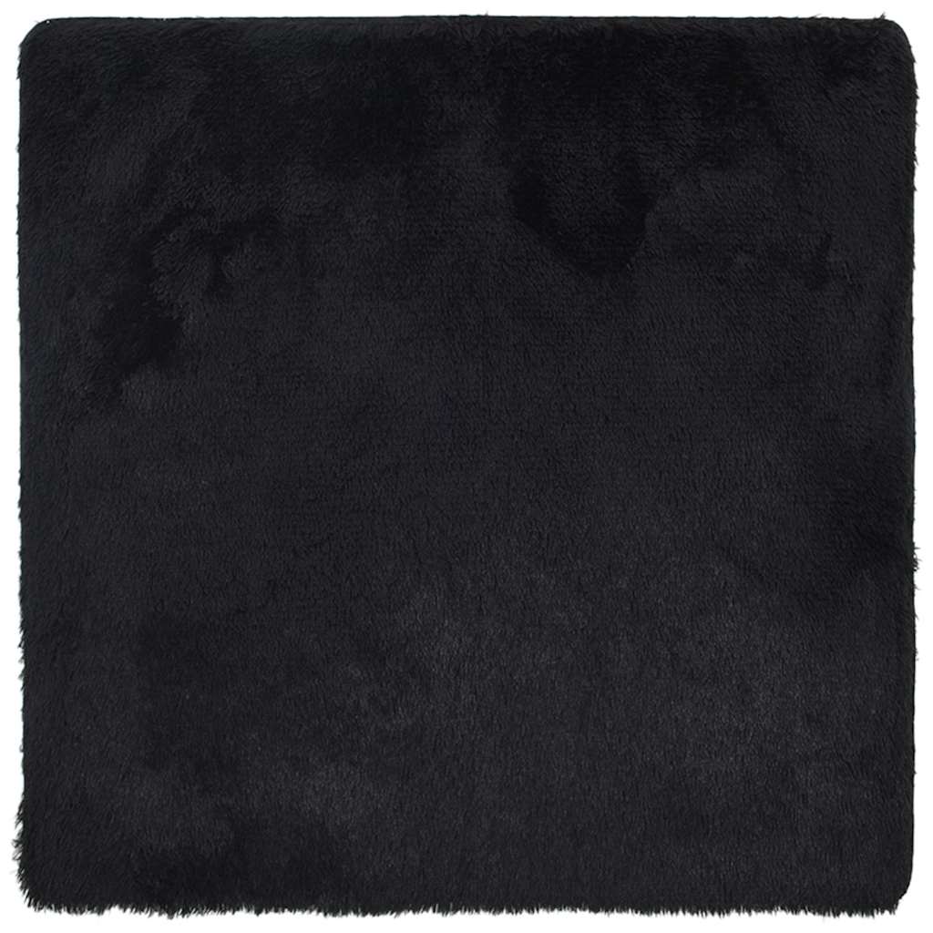 Vidaxx Hochflorteppich Navarra 200x200 cm Polyester schwarz