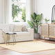 Vidaxx Hochflorteppich Navarra 200x200 cm Polyester cremefarben