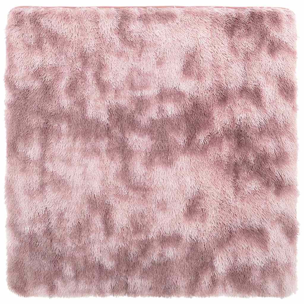 Vidaxx Hochflorteppich Navarra 200x200 cm Polyester Altrosa
