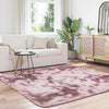 Vidaxx Hochflorteppich Navarra 200x200 cm Polyester Altrosa
