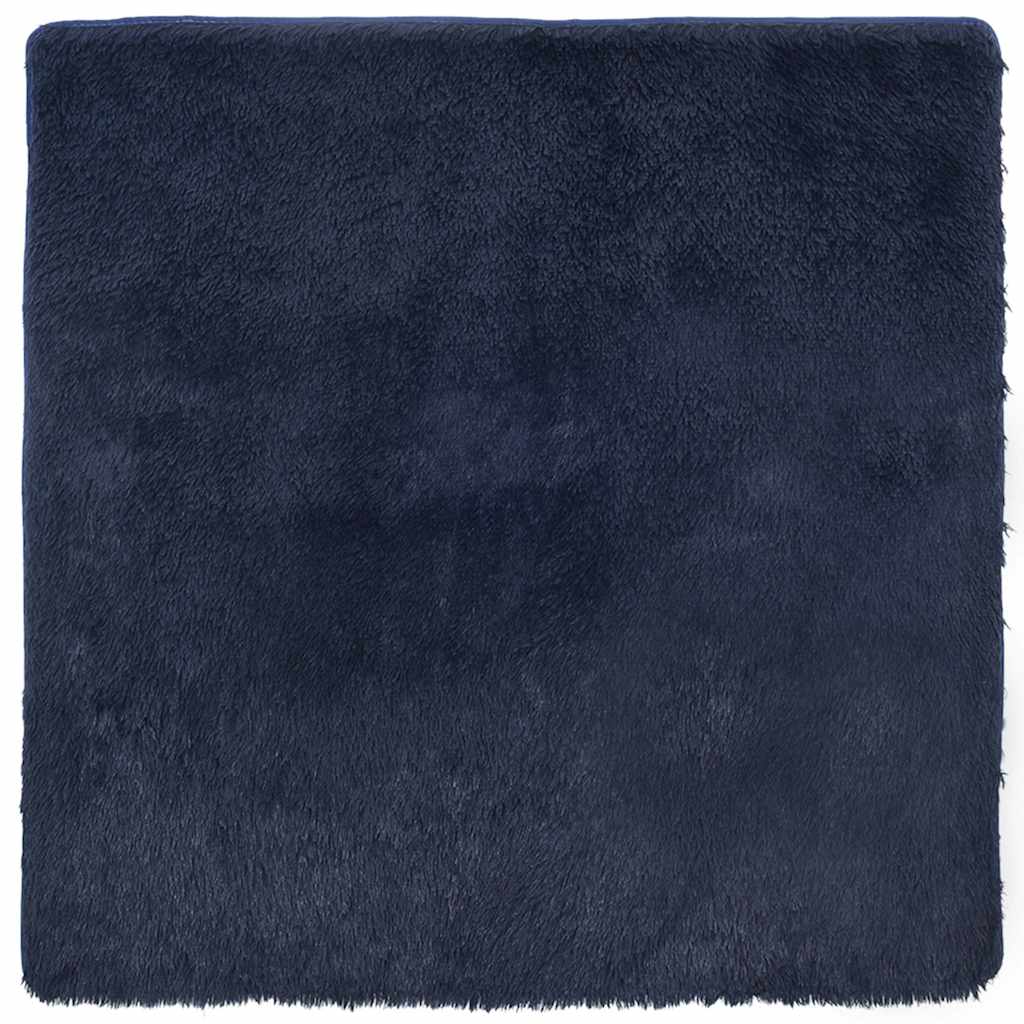 Vidaxx Hochflorteppich Navarra 200x200 cm Polyester Marineblau