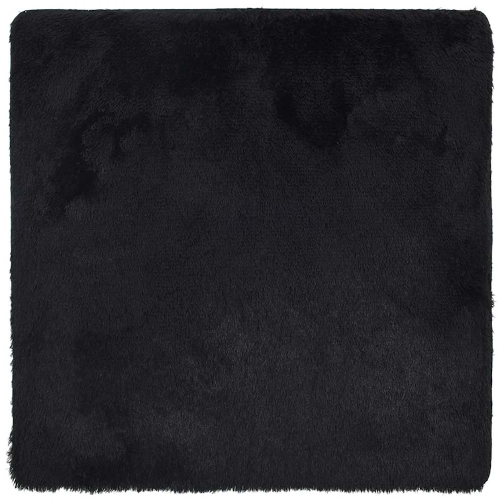 Vidaxx Hochflorteppich Navarra 240x240 cm Polyester schwarz