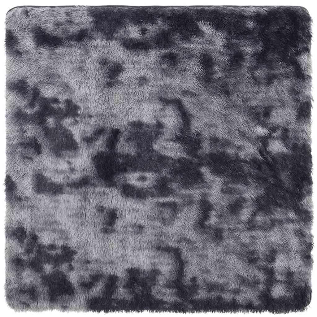 Vidaxx Hochflorteppich Navarra 240x240 cm Polyester dunkelgrau
