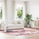 Vidaxx Hochflorteppich Navarra 240x240 cm Polyester Altrosa