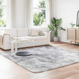 Vidaxx Hochflorteppich Navarra 240x240 cm Polyester Silbergrau - afbeelding 3