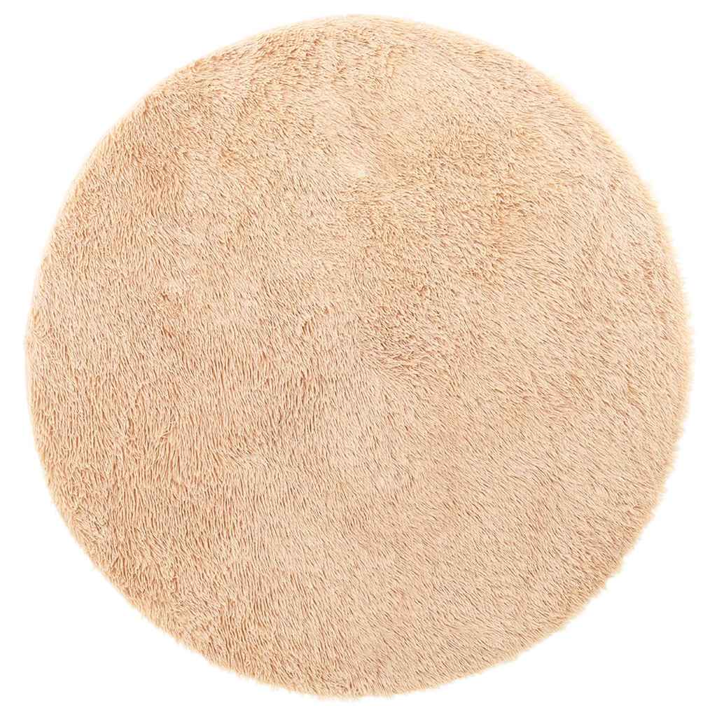 Vidaxx Hochflorteppich Navarra 100x100 cm Polyester Beige