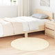Vidaxx Hochflorteppich Navarra 100x100 cm Polyester cremefarben