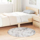 Vidaxx Hochflorteppich Navarra 100x100 cm Polyester Silbergrau
