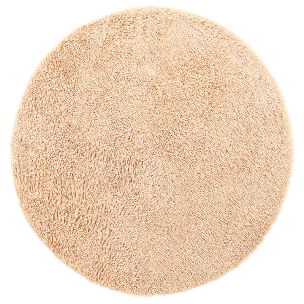 Vidaxx Hochflorteppich Navarra 120x120 cm Polyester Beige