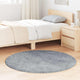 Vidaxx Hochflorteppich Navarra 120x120 cm Polyester hellgrau