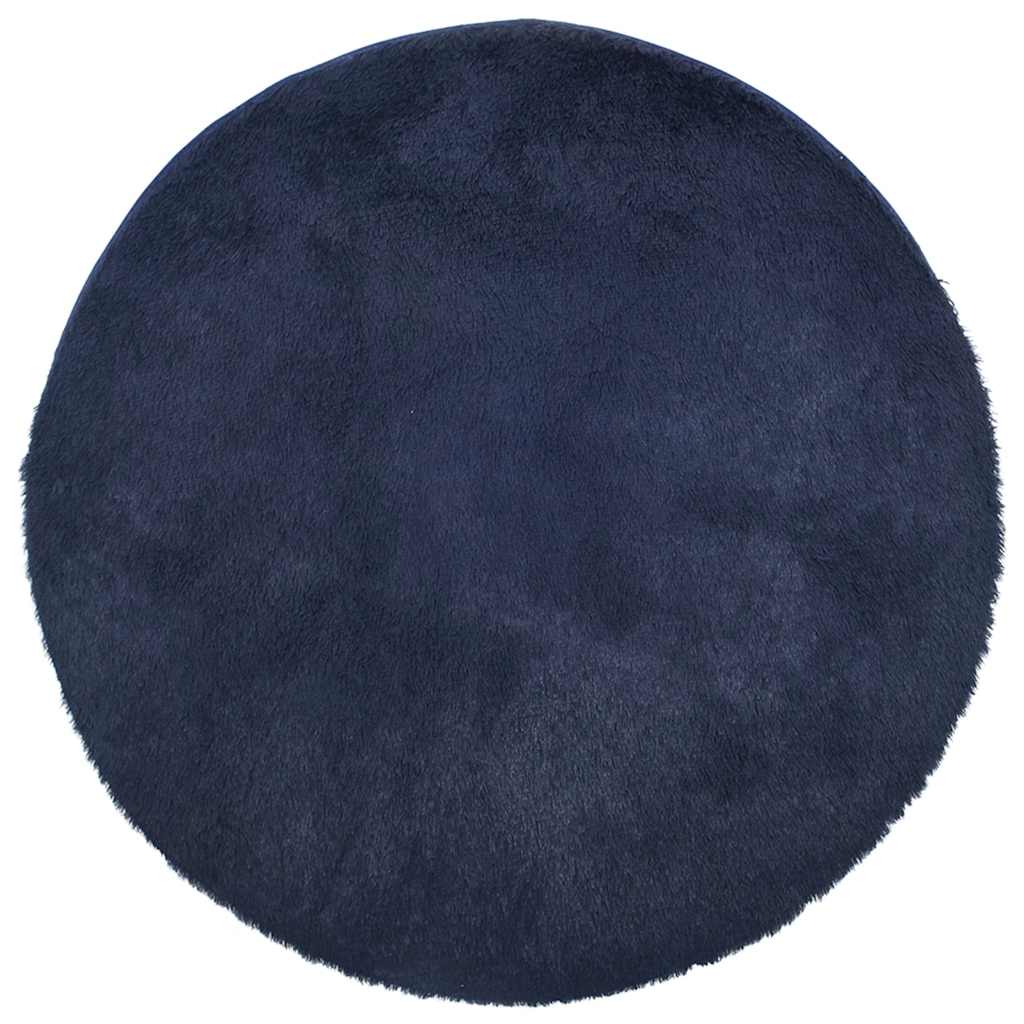 Vidaxx Hochflorteppich Navarra 120x120 cm Polyester Marineblau