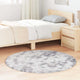 Vidaxx Hochflorteppich Navarra 120x120 cm Polyester Silbergrau