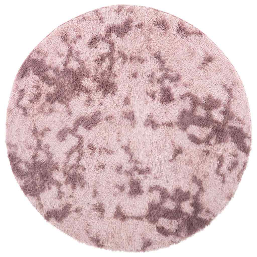 Vidaxx Hochflorteppich Navarra 160x160 cm Polyester Altrosa