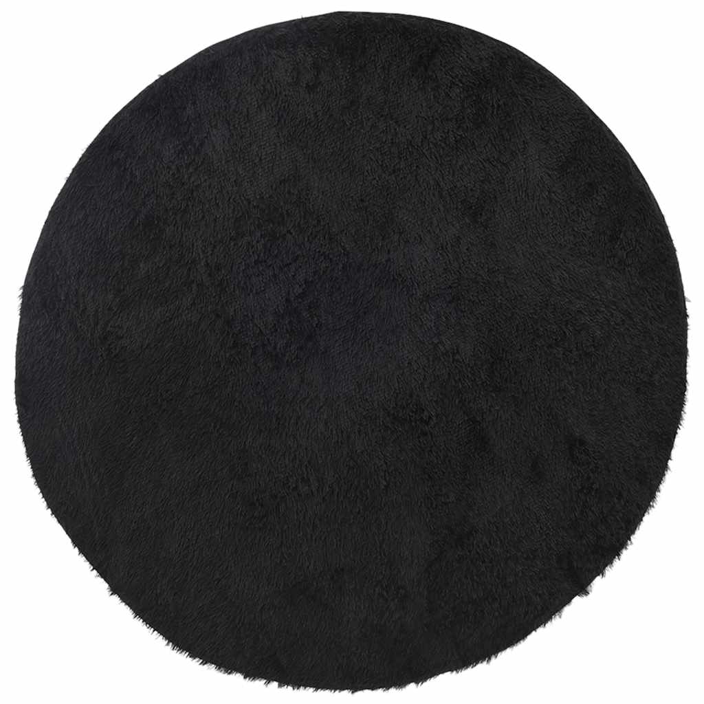 Vidaxx Hochflorteppich Navarra 200x200 cm Polyester schwarz