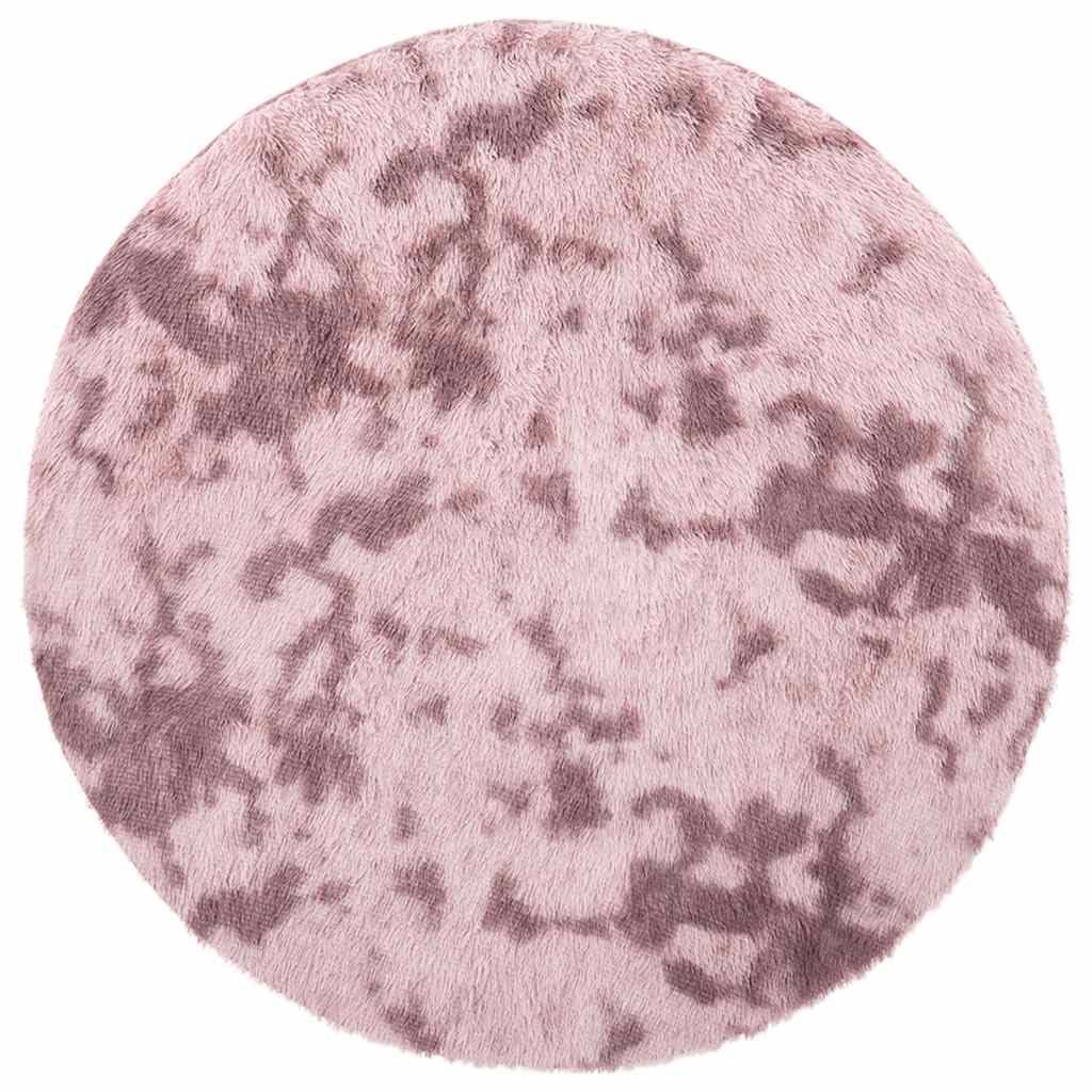Vidaxx Hochflorteppich Navarra 200x200 cm Polyester Altrosa