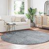 Vidaxx Hochflorteppich Navarra 200x200 cm Polyester hellgrau