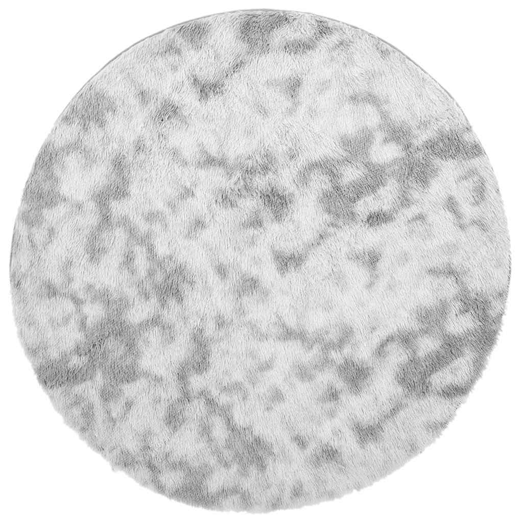 Vidaxx Hochflorteppich Navarra 200x200 cm Polyester Silbergrau