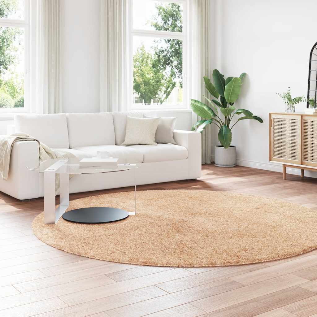 Vidaxx Hochflorteppich Navarra 240x240 cm Polyester Beige