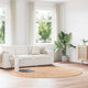 Vidaxx Hochflorteppich Navarra 240x240 cm Polyester Beige