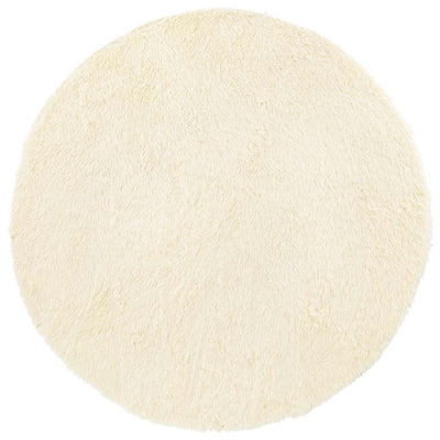 Vidaxx Hochflorteppich Navarra 240x240 cm Polyester cremefarben
