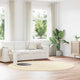 Vidaxx Hochflorteppich Navarra 240x240 cm Polyester cremefarben