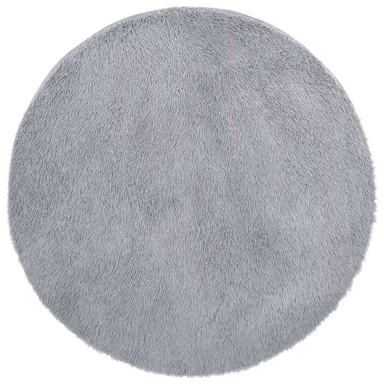 Vidaxx Hochflorteppich Navarra 240x240 cm Polyester hellgrau