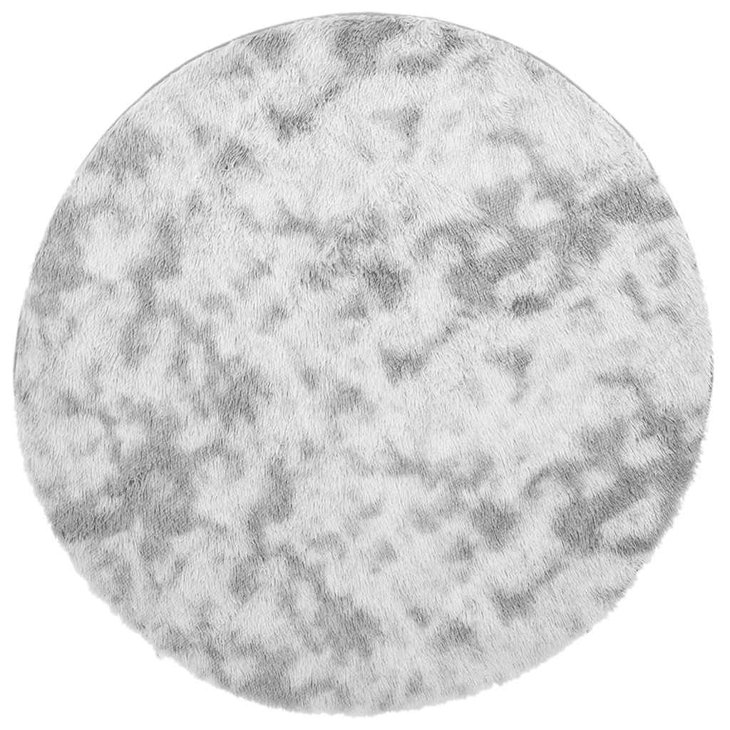 Vidaxx Hochflorteppich Navarra 240x240 cm Polyester Silbergrau