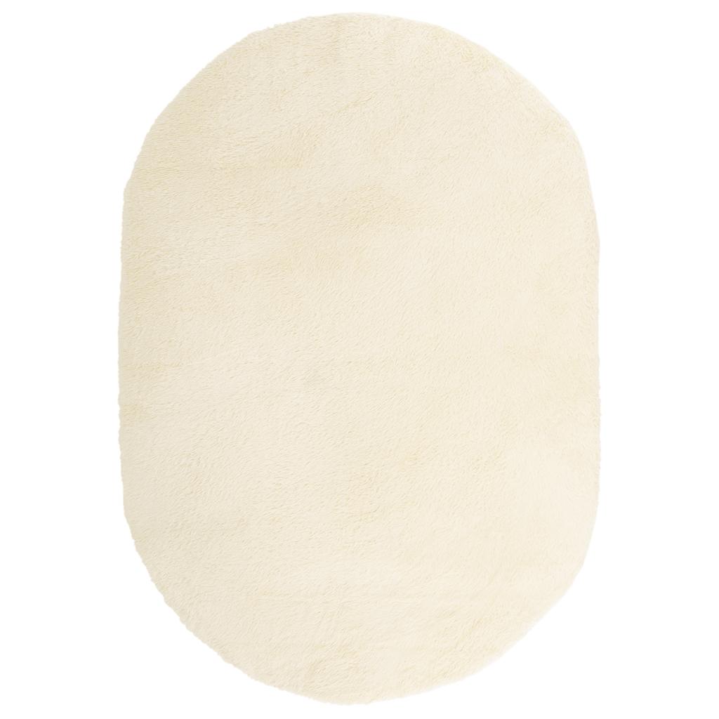 Vidaxx Hochflorteppich Navarra 300x200 cm Polyester cremefarben