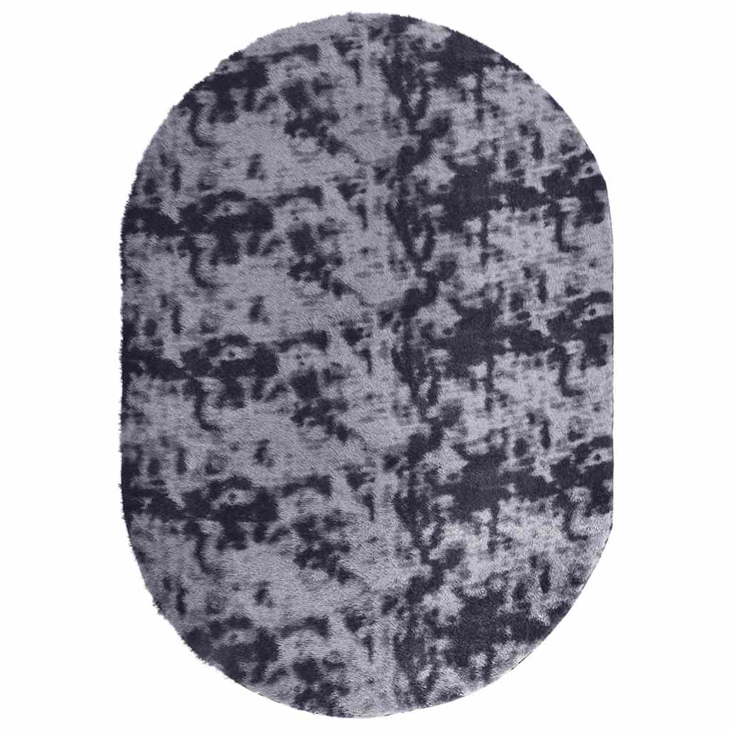 Vidaxx Hochflorteppich Navarra 300x200 cm Polyester dunkelgrau