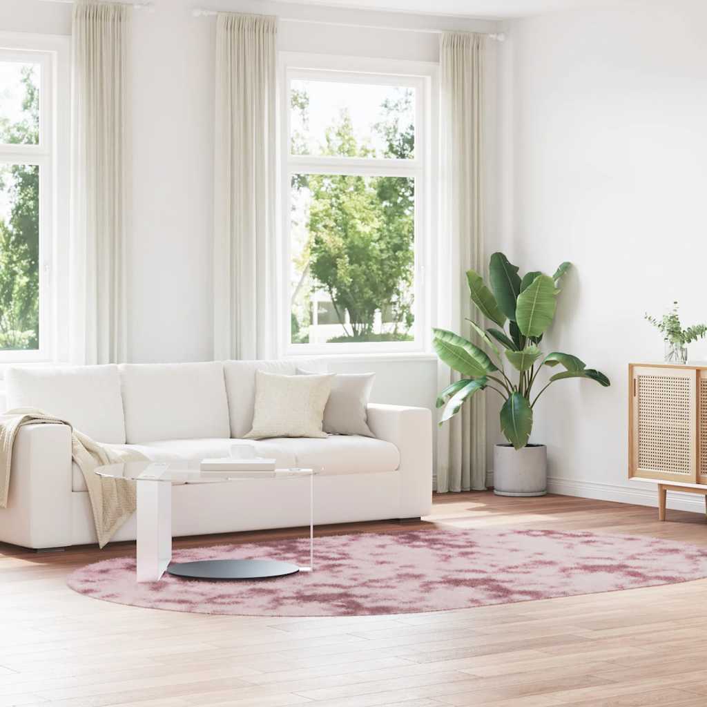 Vidaxx Hochflorteppich Navarra 300x200 cm Polyester Altrosa